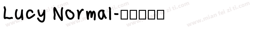 Lucy Normal字体转换